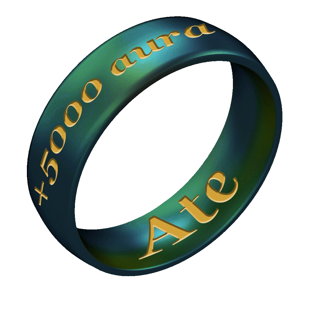 Custom Engraved Silicone Rings in Arc 4mm
