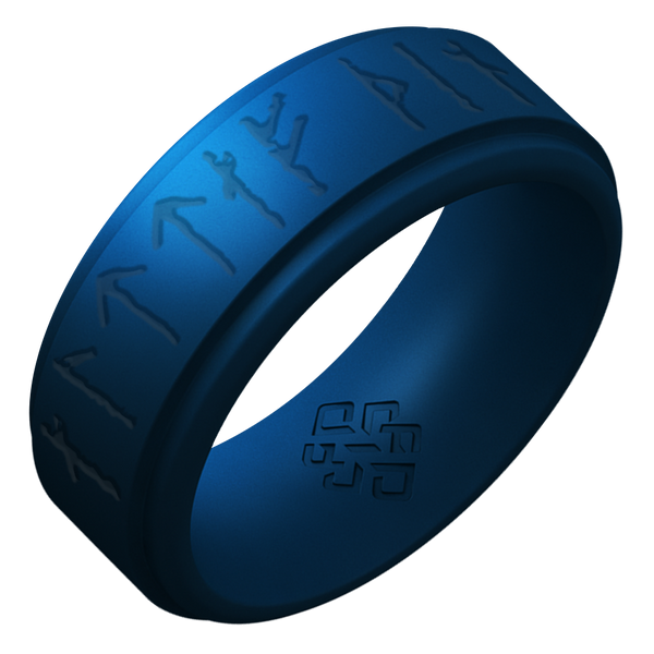 Yours Always Viking Ring Rune on Rise 8mm